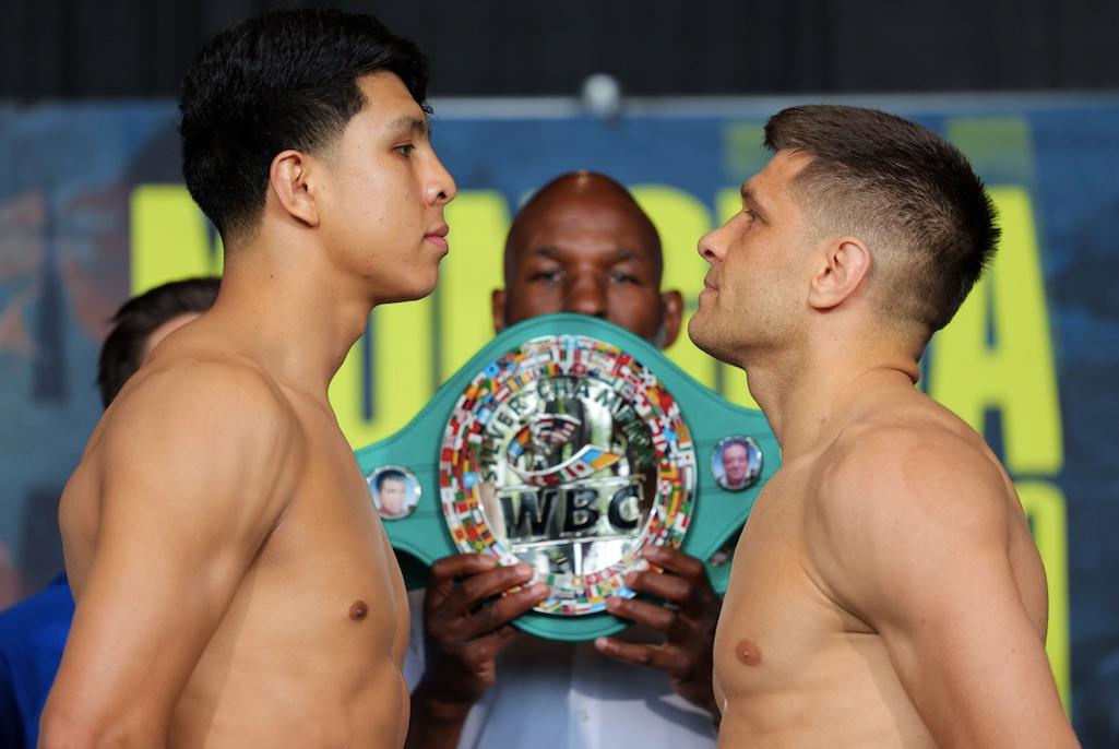 MUNGUIA VS. DEREVYANCHENKO OFFICIAL WEIGHTS